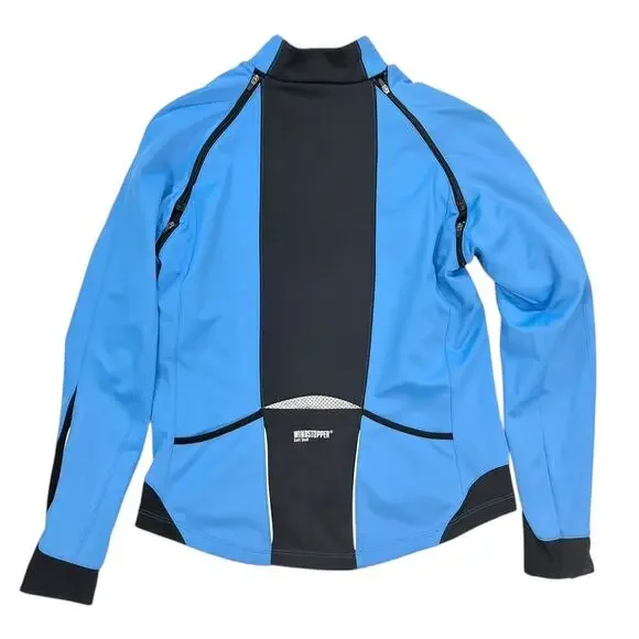 GORE Windstopper Cycling Jacket XL Zip Off Sleeves Softshell Convertible - Picture 2 of 11